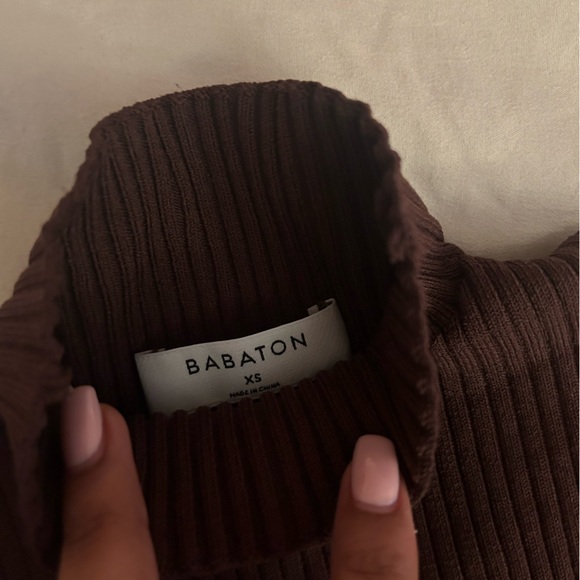 Babaton Sculpt Knit Top (in Brown) - Picture 8 of 8